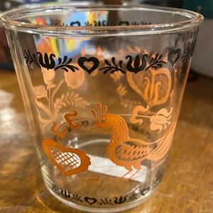 Hazel atlas vintage cottage cheese glass